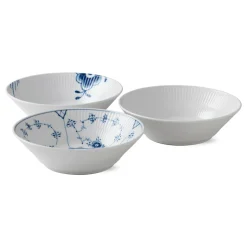 Dyb tallerken, 17 cm, 3 stk.