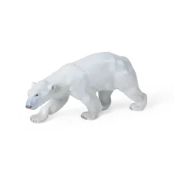 Gående isbjørn, 14 cm