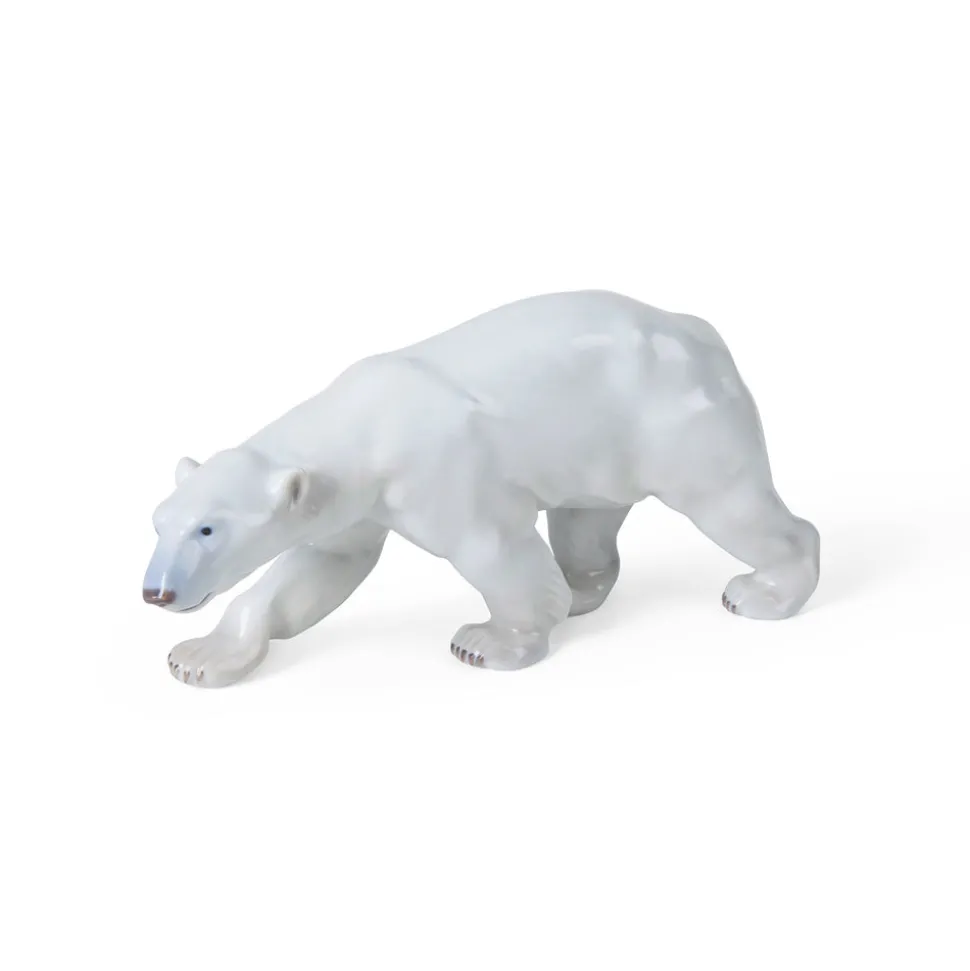 Gående isbjørn, 14 cm