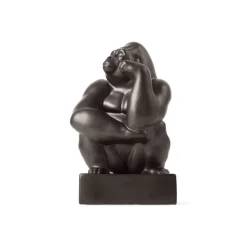 Gorilla med hånd mod kind, 21 cm