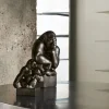 Gorilla med hovedet hvilende på hånden, 40 cm