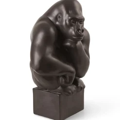 Gorilla med hovedet hvilende på hånden, 40 cm
