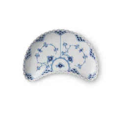Halvmåneformet fad, 22 cm