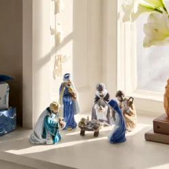 Krybbespil, de tre vise mænd, 19 cm, 12,5 cm, 14,5 cm, 3 stk.