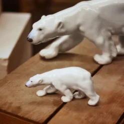 Miniature isbjørn, 6 cm