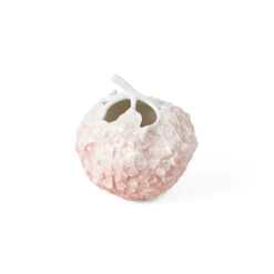 Vase, hortensia, koral, 10 cm