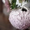 Vase, hortensia, lilla, 10 cm